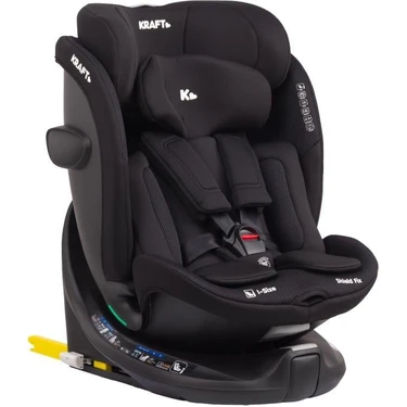 Kraft Shield Fix I-Size 0-36 kg Siyah Oto Koltuğu Isofix Bağlantılı 40-150 cm Taşıma