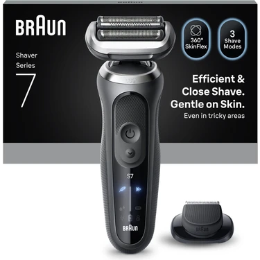 Braun Series 7 Elektrikli Tıraş Makinesi, Islak ve Kuru, Hassas Düzeltici Başlık,