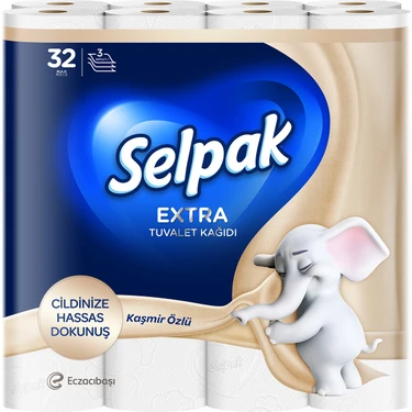 Selpak Extra Kaşmir Özlü 32'li Tuvalet