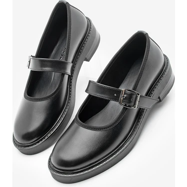 Marjin Kadın Loafer Bantlı Günlük Ayakkabı Norgi