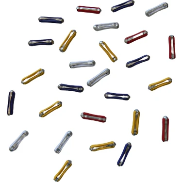 Çiftel 5A-8A-16A-25A Karışık 25 Adet Taş