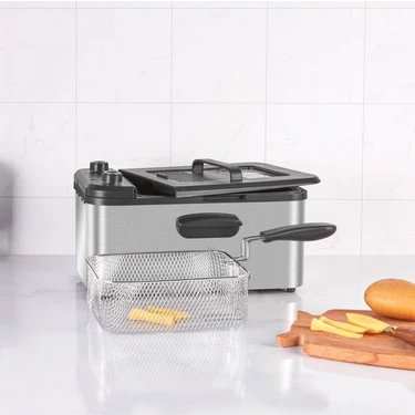 Karaca Inox Yağ Filtreli Zamanlayıcılı Fritöz XL