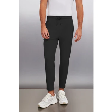 Grimelange JESHUA Erkek Örme Kumaş Regular Fit Siyah
