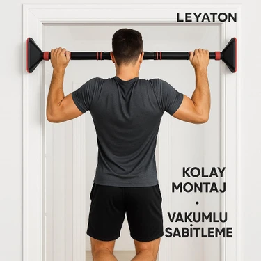 Leyaton 120-150CM Kapı Barfiksi Barfix Aleti Metal Malzemeden 120 kg Taşıma Kapasitesi ile