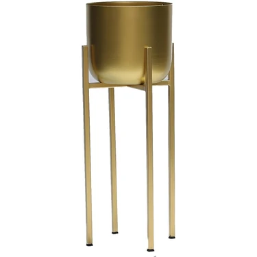 Ayaklı Metal Saksı Küçük