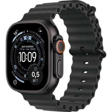 Apple Watch Ultra 3 Gps + Cellular, 49 mm Siyah Titanyum Kasa ve Siyah