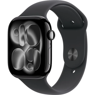Apple Watch Series 11 Gps, 42 mm Simsiyah Alüminyum kasa ve Siyah