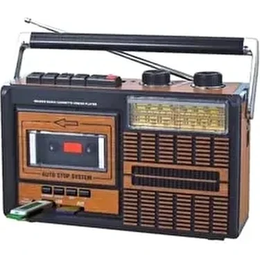 Fp 319 USB Fm Radyo Kaset Çalar Nostaljik Müzik Kutusu Şarj USB