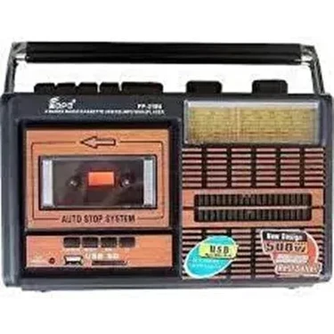 Fp 319 Retro Nostaji Radyo Kaset Çalar USB Sd Fm Radyolu Kaset Çalar Müzik