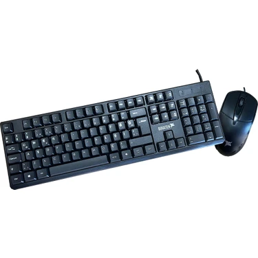 Bugatek Bgrofs Kablolu Standart Klavye + Mouse Q