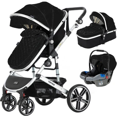 Yoyko Ultimate Travel Sistem Bebek Arabası 3 In 1 Siyah