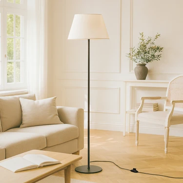 Homing Mono Metal Lambader Ekru Krem Başlık