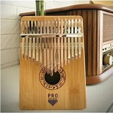 Kalimba Türkiye Pro Kalimba 17 Tuşlu Ahşap Profesyonel Kalimba (Gecko K17BA) Mükemmel Ses