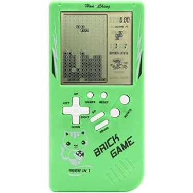 Tetris Oyun Konsolu 23 Bulmaca Oyunu Bataryalı 3.5 Inç LCD Mini Taşınabilir