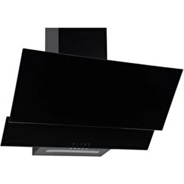 Alveus Alv F17 Pb 60 cm Siyah Cam Duvar Tipi Ankastre Davlumbaz Eğimli Şekli ile Şık ve
