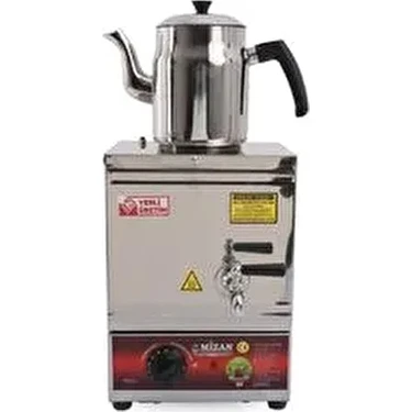 Mizan 15 Model Elektrikli Çay Kazanı 10 Lt. Tek Demlikli Pleytsiz Güçlü