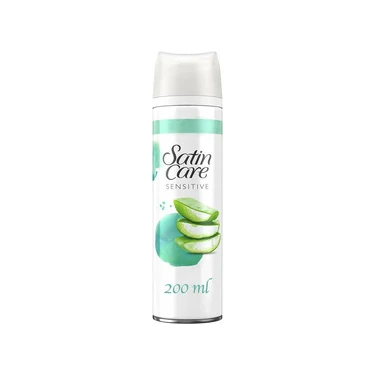 Gillette Satin Care Hassas Cilt İçin Aloe Vera Traş Jeli 200 ml Cilt Dostu ve