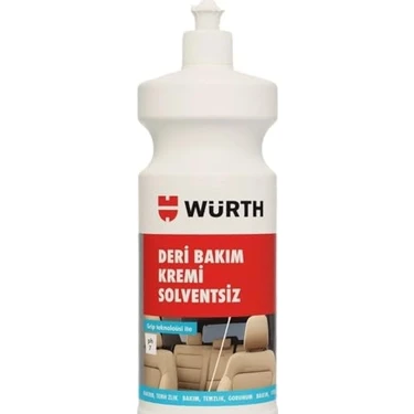 Würth Deri Bakım Kremi, Solventsiz, Grip Teknolojili, Ph 7, Araç Koltukları