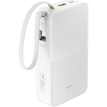 Baseus Enerfill FC51 Bipow2 Pro Dijital Göstergeli Super Hızlı Power Bank Type-C Kablolu, Usb-C 2
