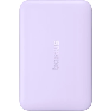 Baseus Enerfill FM11 Ultra-Mini Magnetic Super Hızlı Power Bank Type-C Çıkışlı 10000MAH 22.5W Mor