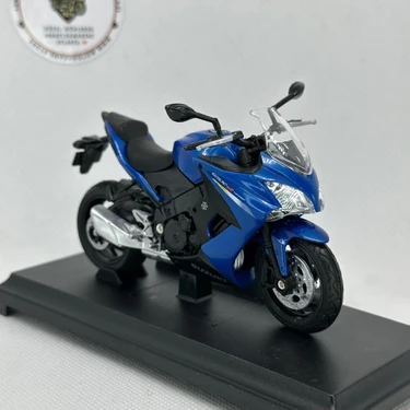 2017 Suzuki GSX-S1000F 1:18 Ölçek Diecast Motosiklet Model – Lisanslı Metal Maket Oyuncak &