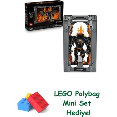 Icons Yüzüklerin Efendisi: Balrog Kitaplık Dekoru 10367 + Polybag
