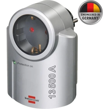 Brennenstuhl 13.500A Tekli Akım Koruyucu Priz 3680 W Almanya Menşeli Güçlü Aşırı Gerilim