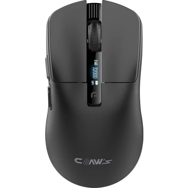 Claw's Venator 32000 Dpi Pixart Paw 3335 LCD Ekran - Chromatic Rgb - Makro Yazılım - Kablosuz