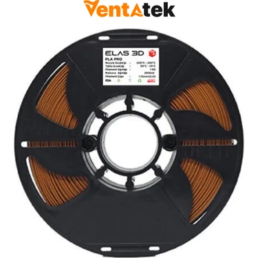 Elas 3D Kahverengi Pla Pro Filament - 1.75MM - 1