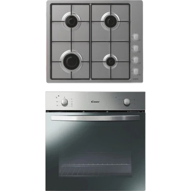 Hoover Candy Inoxeco Ankastre Set  (CHW6LX Ocak  +  FCS100X/E Fırın 