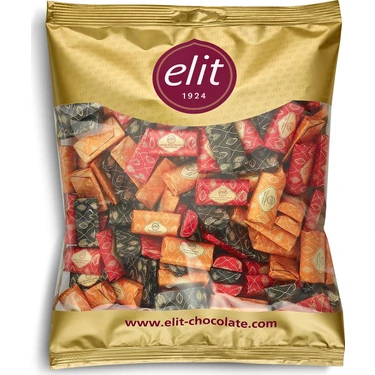 Elit Çikolata Prestij Glutensiz Baton Çikolata 1 kg Kakaolu Kremalı Hediye