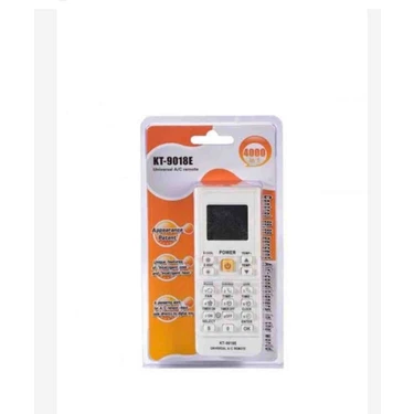 Universal KT-9018E Beyaz Renkli Klima Kumandası 1 Parça Akıllı Kontrol