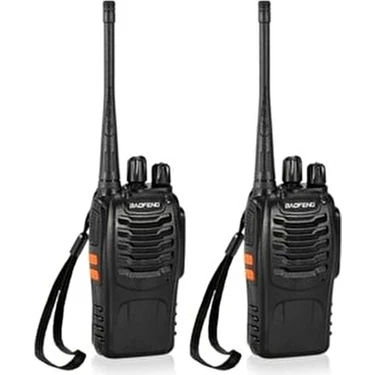 Baofeng BF-888S 5W Çift Bantlı, 16 Kanal, Flaş Işıklı, Acil Durum Alarmı, Programlanabilir, Arama