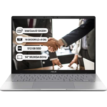 Asus Vivobook S14 S3407VA-LY015 Intel Core i5 13420H 16GB 512GB SSD Freedos 14" WUXGA Taşınabilir