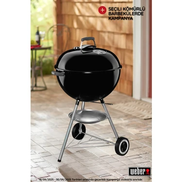 Weber Classic Kettle 57 Cm Kömürlü Mangal Siyah Fiyatı
