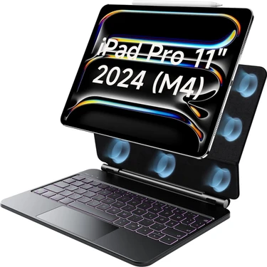 Işıklı Magic Keyboard – iPad Pro 11 M4 2024 ile Uyumlu, Fiyatı