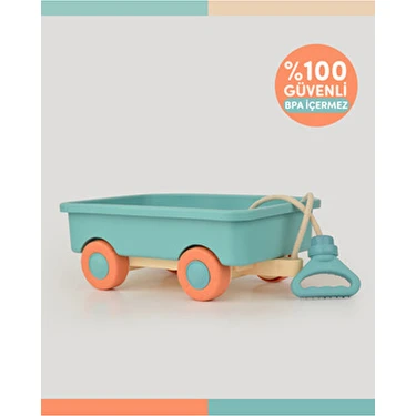 Let's Be Child Turkuaz İlk Vagonum Kumandasız Oyuncak Araba 38,5x11,5x32,5 cm Eğlenceli ve Güvenli