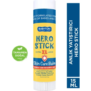 Babyton Hero Stick XL 15 gr Yatıştırıcı Özellikli Stick Krem Tüm Cilt Tiplerine