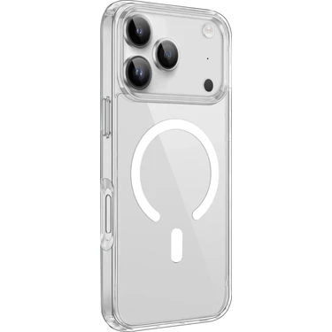 iPhone 17 Pro Için Uyumlu Magsafe Özellikli Şeffaf