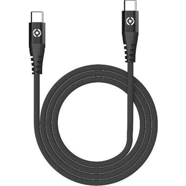 Celly Usb-C To Usb-C 60W Nylon Kablo