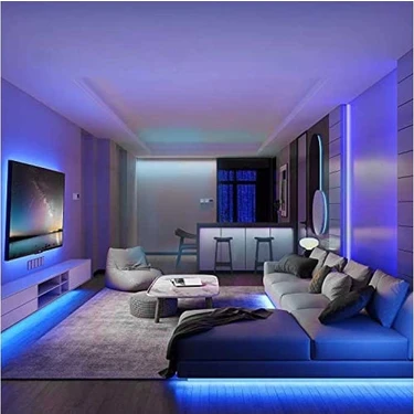 Cata CT-4480 mavi renk  Şerit LED 5 mt 12 Volt 3750
