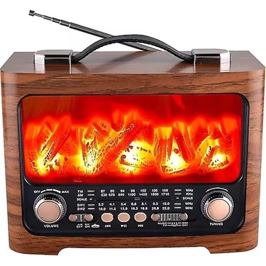Everton RT-733 Bluetooth Fm-Usb-Tf-Aux  Şarjlı Nostaljik