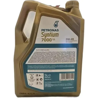 Petronas Syntium 7000 Ll 0W 20 Ileri Tam Sentetik Motor Yağı Fiyatı