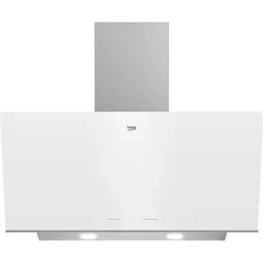 Beko Bde 9060 B Duvar Tipi Davlumbaz Eğimli Tasarım Beyaz Renk Şık