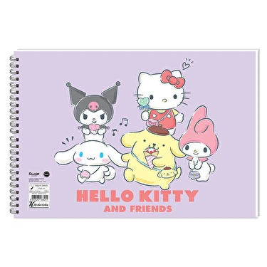 Resim Defteri Hello Kitty And Friends 17X25 cm 15 Yaprak Kitabı