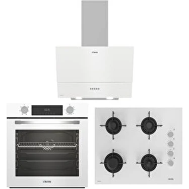 Beyaz Ankastre Set ( Ala 322 W + Ala 159 Dhw + Ala 535 W