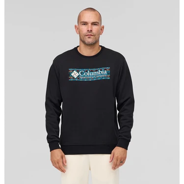 Csc Branded Blanket Crew Erkek