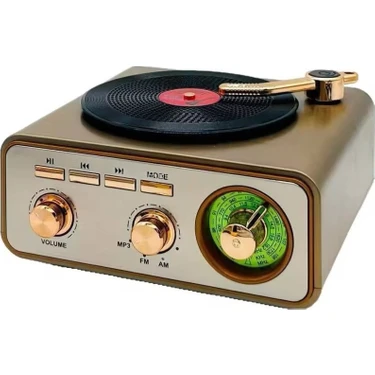 MD-1217BT Nostaljik Vintage Bluetooth Hoparlör & Radyo | Fiyatı