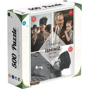 Soi Craft Koleksiyon Puzzle Seri Atatürk 3 Lü Set Fiyatı