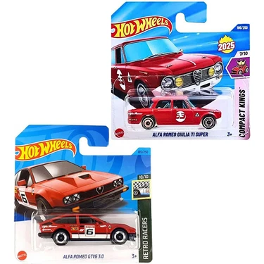 2 Araç Set - Hot Wheels Alfa Romeo Giulia Tı Super & Hot Fiyatı